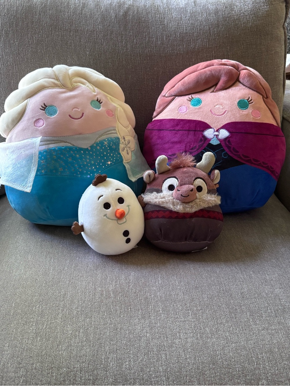 Squishmallows Frozen Plush Set - Elsa, Anna, Olaf & Sven